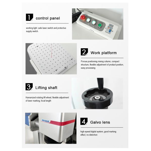 150*150mm Metal Laser Marking Machine FDA , 1064um Stainless Steel Laser Engraving Machine