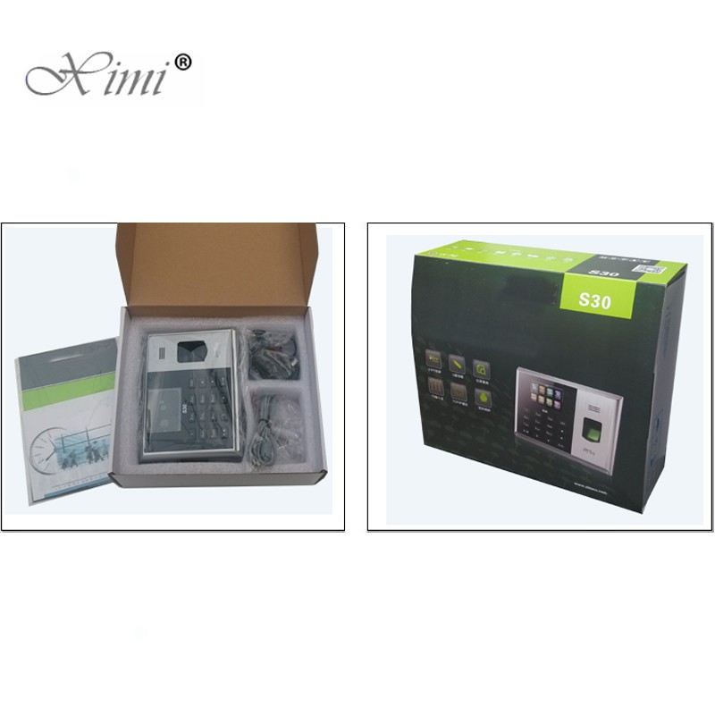 Cheap Price Good Quality Original ZK Linux System TCP/IP UA300/ S30 Biometric Fingerprint Time Attendance Terminal