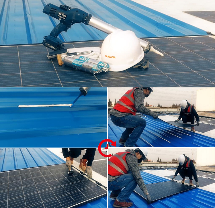 166mmx166mm Cell Size Sunman EARC 430W 520W Flexible Solar Panels for Country Markets