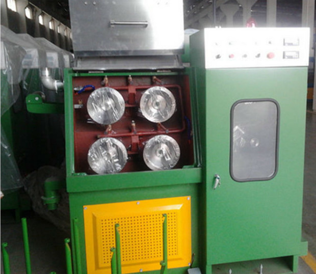 Fine Copper Wire (thin wire) Drawing Machine With 22 Passes And Annealer (1.2mm-0.1mm) Exported to Russia