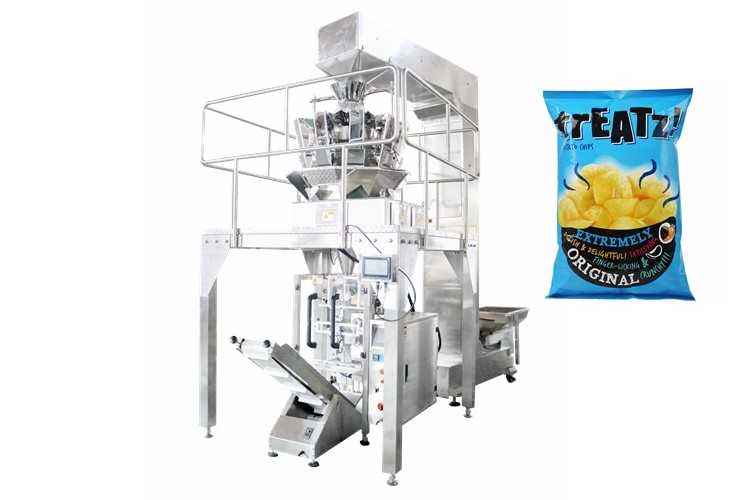 Fully Automatic Muilti- heads Weigher Packaging Machine For Nuts / Peanut / Dry Fruits
