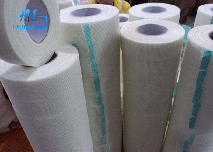 100mm Wide Self Adhesive Mesh Drywall Tape , Huili Self Adhesive Scrim Tape