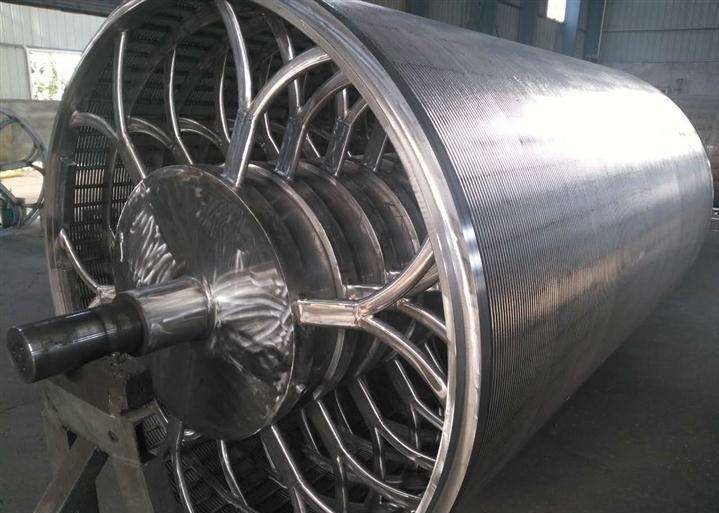 Customized Whole Stainless Steel Cylinder Mould Former For Paper Pulp Feeding