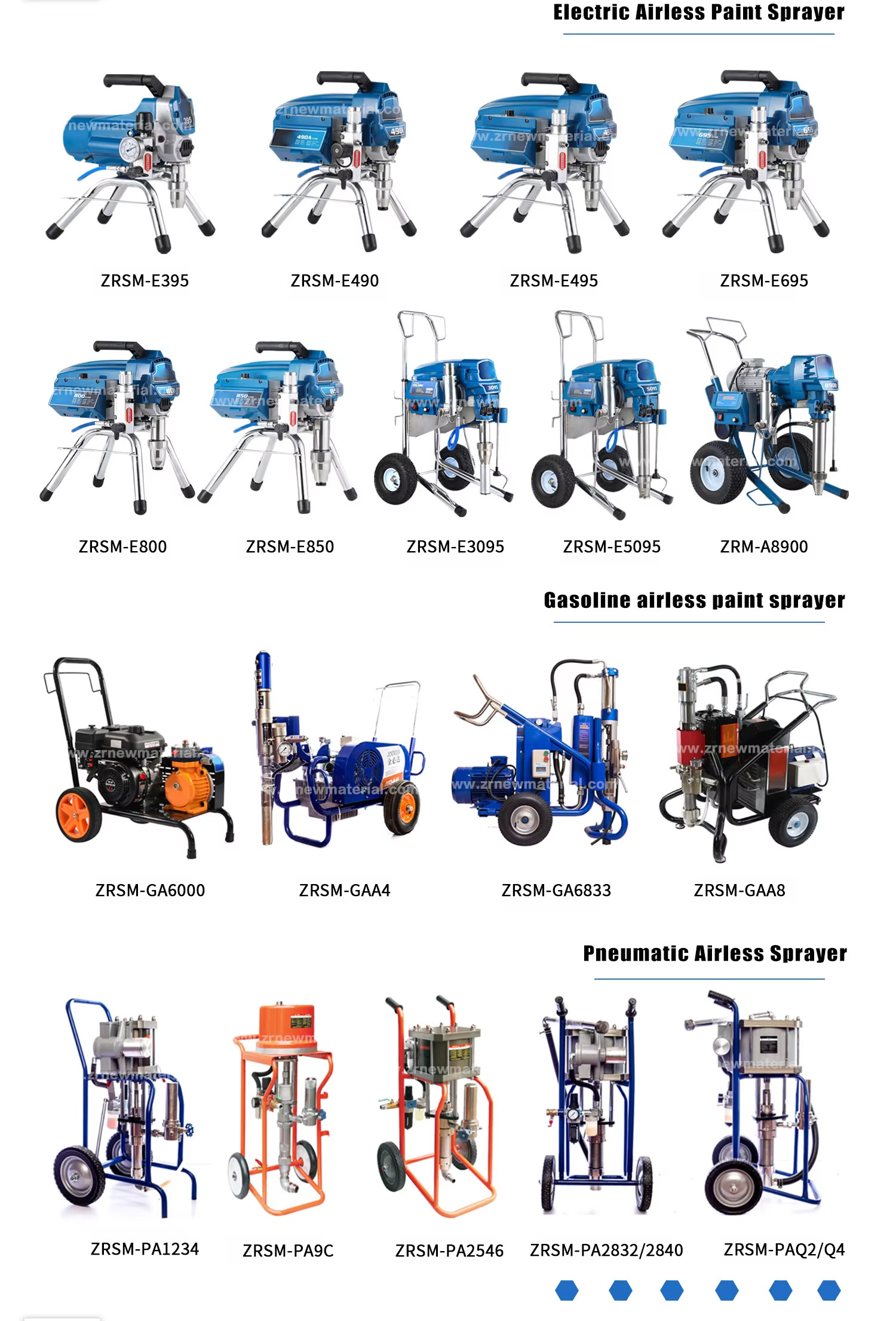 OEM Easy Operation Industrial Airless Spray Machine Wall Spray Paint Machine