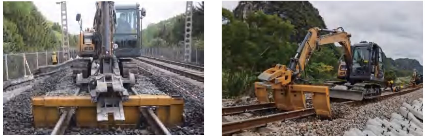 Railway Sleeper Auto-change Equipment SLEEPER CHANGING MACHINE SLEEPER CHANGER sepcial function for construction