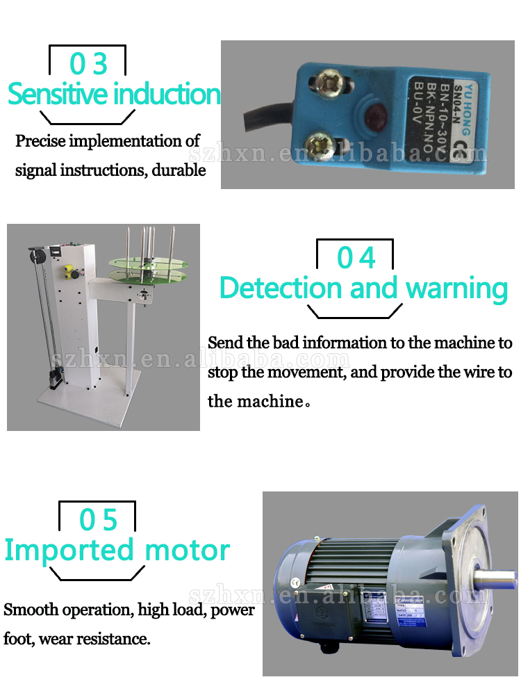 Electric Wire Pay Off Machine with 350mm Tray Diameter and Positive/Negative Feeding