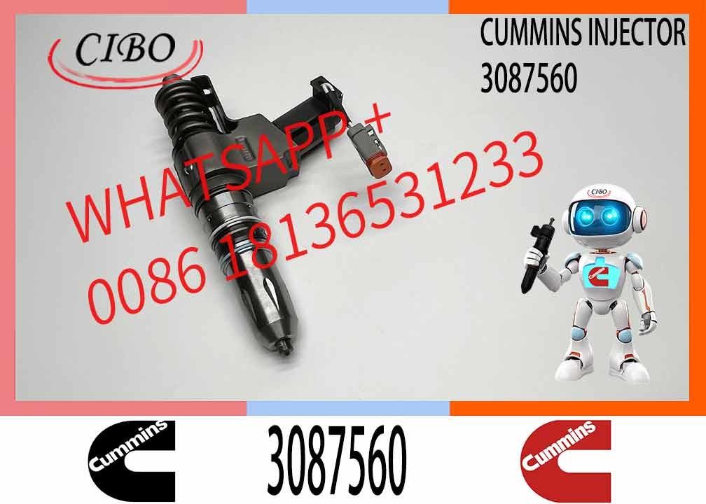 3087733 Diesel Fuel Injector N14 Common Rail Injector 3087560 3411752 3411765