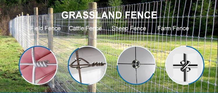 200m Length Wire Cattle Fencing , 90kgs/Mm2 Galvanized Cattle Panels