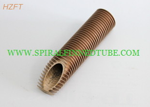 Heat Transferring Copper Extruded Spiral Finned Tube For Oil Cooler