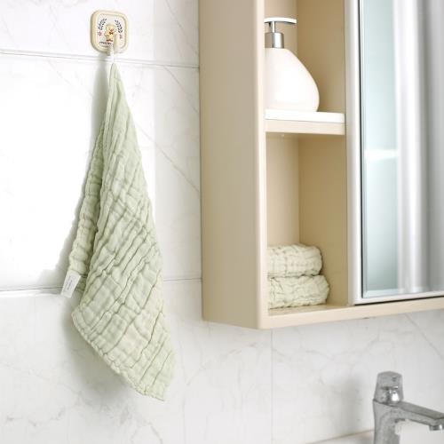 Functional Soft Muslin Washcloths For Face Nature Printed Four Layers