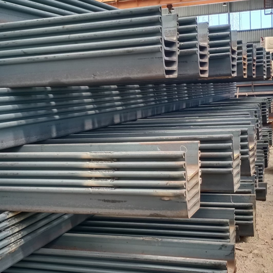 Q235 Q275 Q345 U Type Sheet Pile Type 2 400x100x10.5mm For Construction