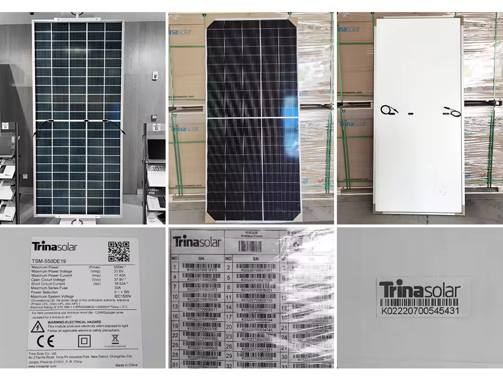 550w 500w 425w 600w 670w 1000w Solar Panels for Home Power Generation and Backup Power