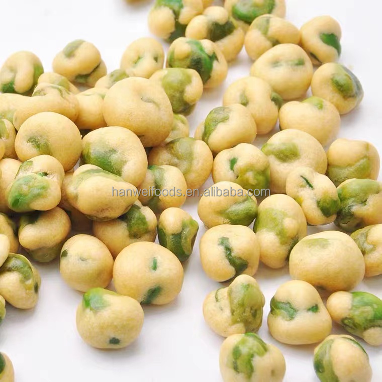 OU KOSHER Certified Dried Peas Snack Wasabi Flavored Peas Roasted Crisp