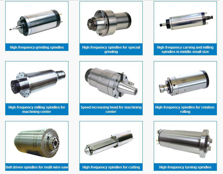 CNC Router Spindle High-Frequency Electric Motor Grinding Spindle/CNC Spindle/Atc Spindle/Water Cooling Spindle/ Air Cooling Spindle with Automatic Tool Change