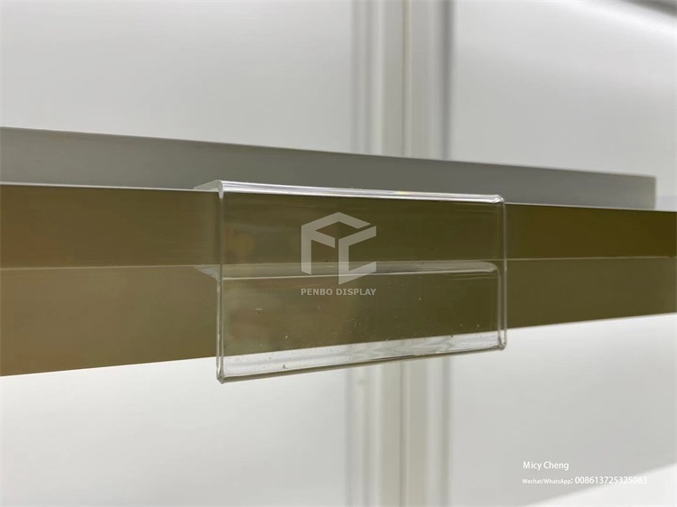 3mm MDF Skincare Display Shelves For Cosmetic Shop Monomer Design