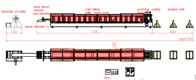 High Production Metal Tile Forming Machine , Ridge Cap Machine CE Certificate