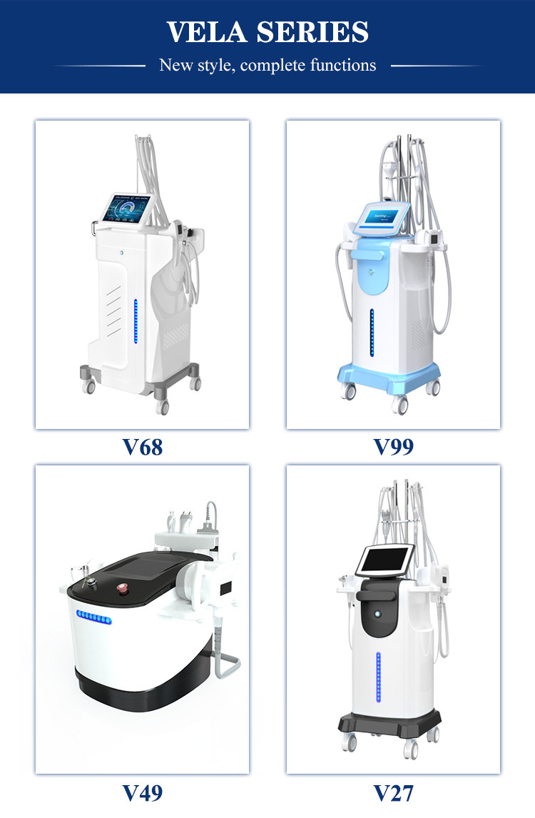 Cellulite Vacuum Roller Massage Machine 6 In 1 Cavitation Machine 80k Radio Frequency