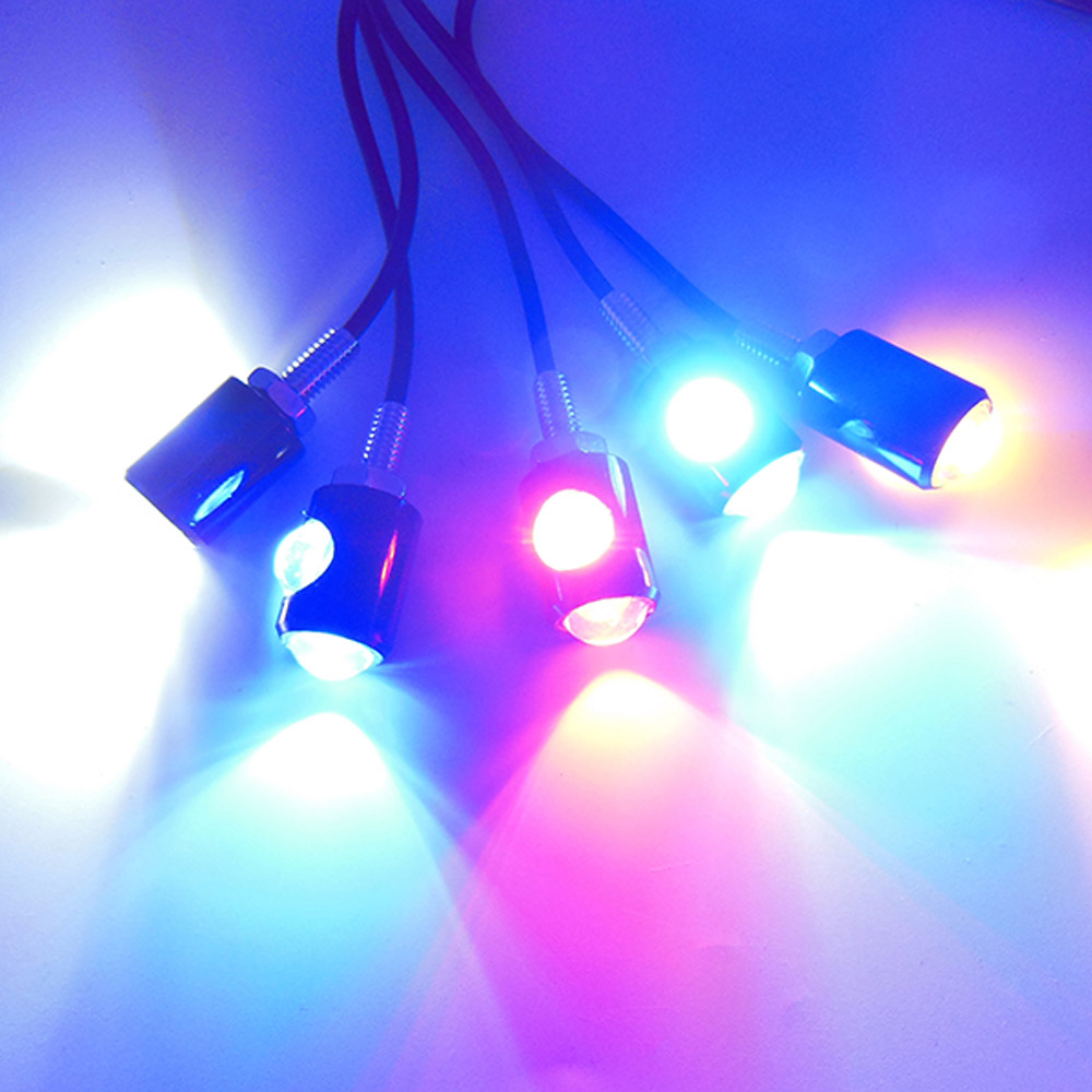 RGB Color Metal Universal Mini Led Light Motorcycle Projector Light