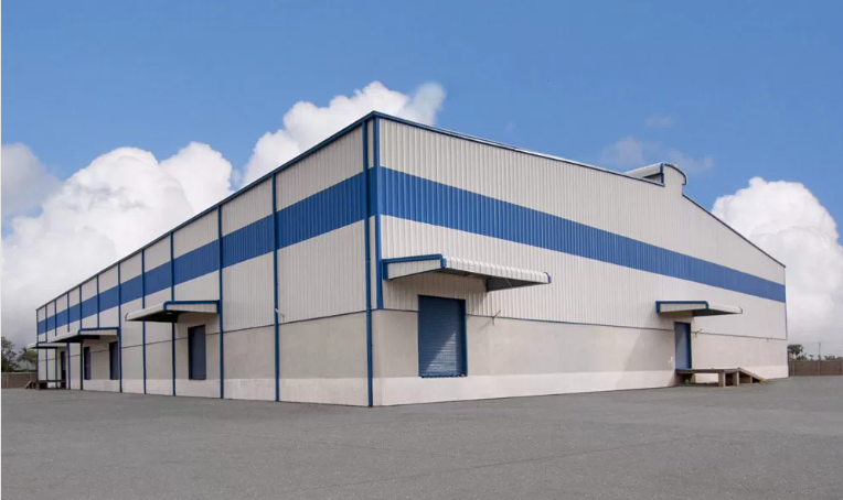 Strong Steel Structure Workshop Commercial Metal Building Construction Steel Structure