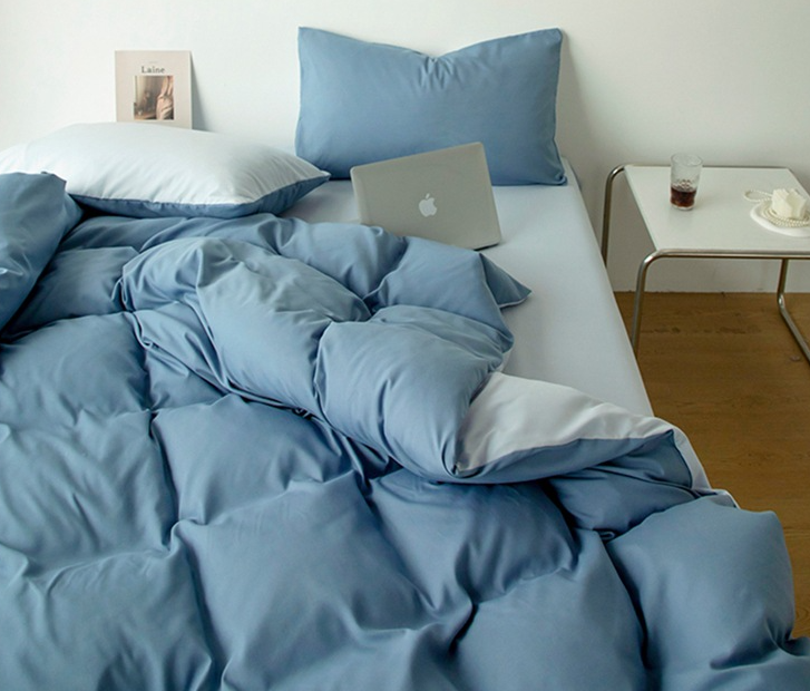 60 Fabric Count Washed Cotton 2024 Four-Piece Bedding Set for Your Requirements