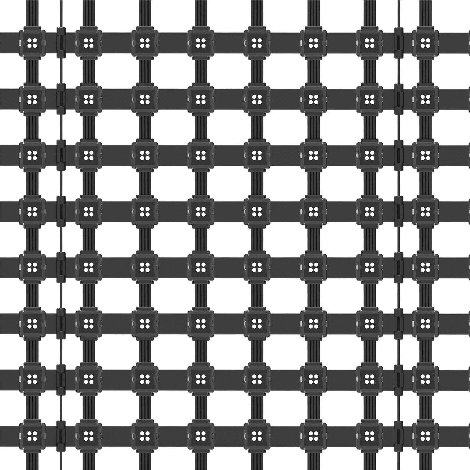 2020 P50 P100 RGB Square Video Wall Led Mesh Screen LED Pixel Screen IP65