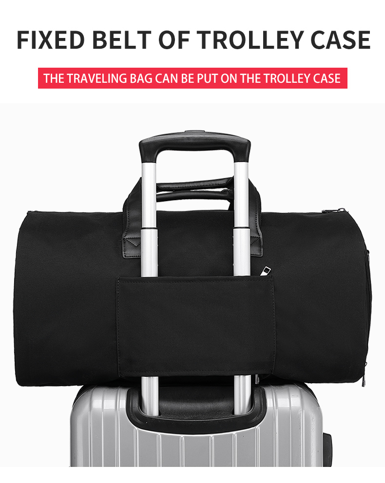 Wholesale Multifunction Waterproof men business Travel Duffle Custom logo Foldable Suit Cover Garment Bag