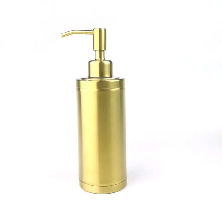 Gold Color Bathroom Hand Wash Holder Water Container Shampoo Box