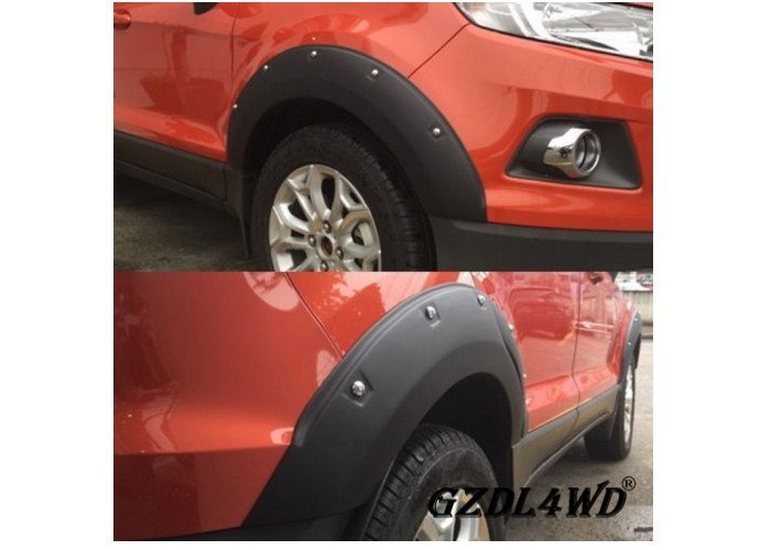 3M Tape Car Wheel Arch Flares Smooth Surface Finish For Ecosport 2012- 2015