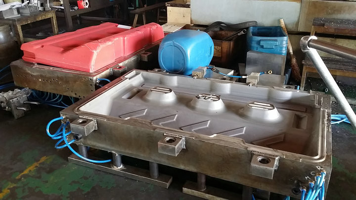 120L ABLD100 HDPE Extrusion Blow Molding Machine with Moog Parison for Insulation Containers