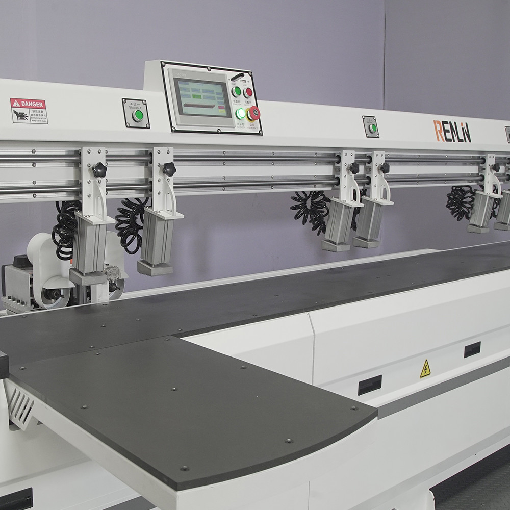 Furniture Side Hole CNC Boring Machine Laser Sensor Scanning 380V 3.5KW