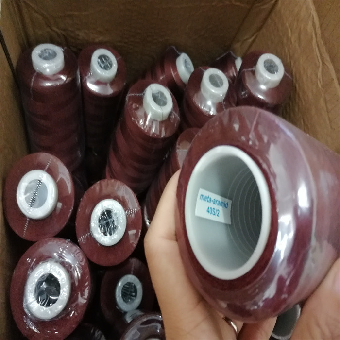 1313 Aramid Dope Dye FR Sewing Thread For Fire Retardant Work Clothes