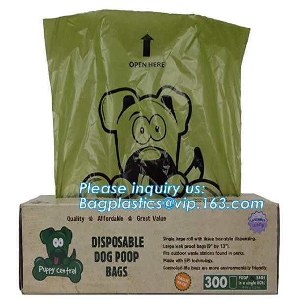 green tie handle scented disposable diaper sacks, Fragrance Box Packed Plastic Nappy Bags Sacks, Nappy Baby Disposable D
