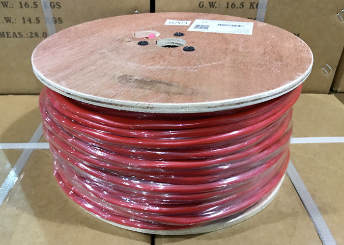 Flame And Smoke Alarm Fire Resistant Cable 2C 1.5MM2 Solid BC Shielded Electric Wire