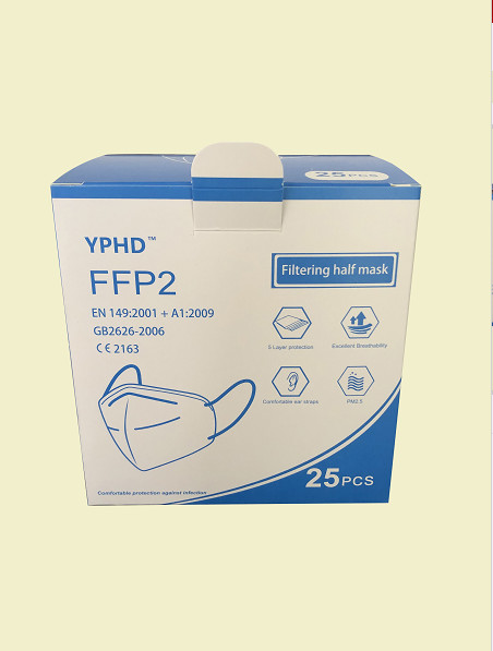 5Ply Disposable Protective Mask , Disposable Breathing Mask Ear Strap Style