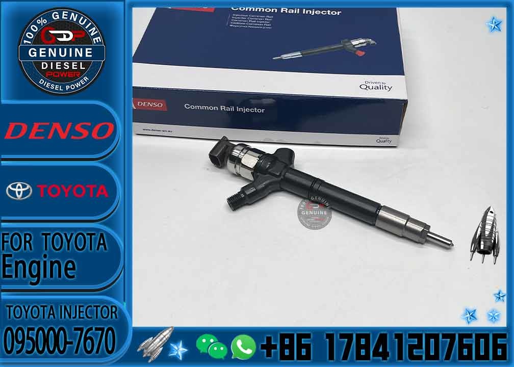 Genuine Brand New Common Rail Injector 095000-7670 23670-09180 23670-09240 23670-09280 095000-7300 095000-7310 095000-76