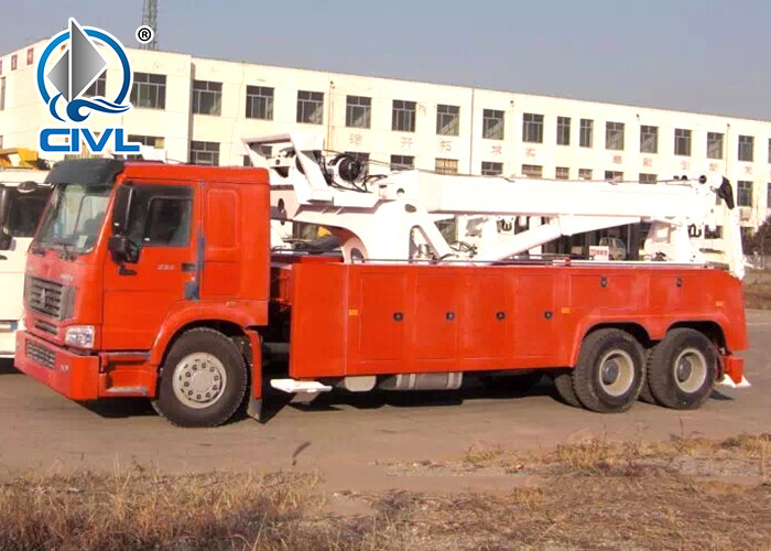 EuroII HW76 Cabin 6x4 10 Wheels 20 Ton Heavy Wrecker Tow Truck SINOTRUK HOWO ZZ1317N4667C