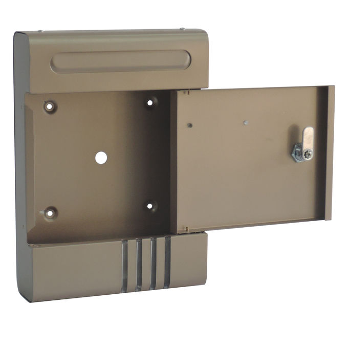 Outdoor Waterproof Steel Mailbox Residential Wall Mounted Letterbox