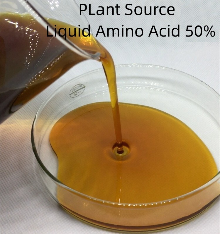 Organic Liquid Fertilizer Solution With Total Amino Acid 30%-50% And 50% Peptides