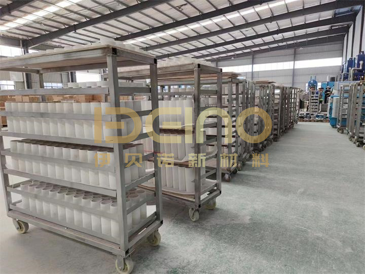 One Piece Alumina Ceramic Pipe Wear Resistant White Ceramic Ring