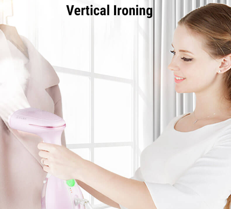 25s Heat Up Time Anti-Drip Light Travel Garment Steamer for Wrinkle-Free Ironing