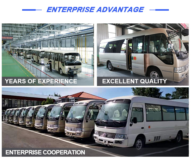 Good Condition LHD Diesel Coaster Bus with 2.4T Displacement and 19 Seat Capacity