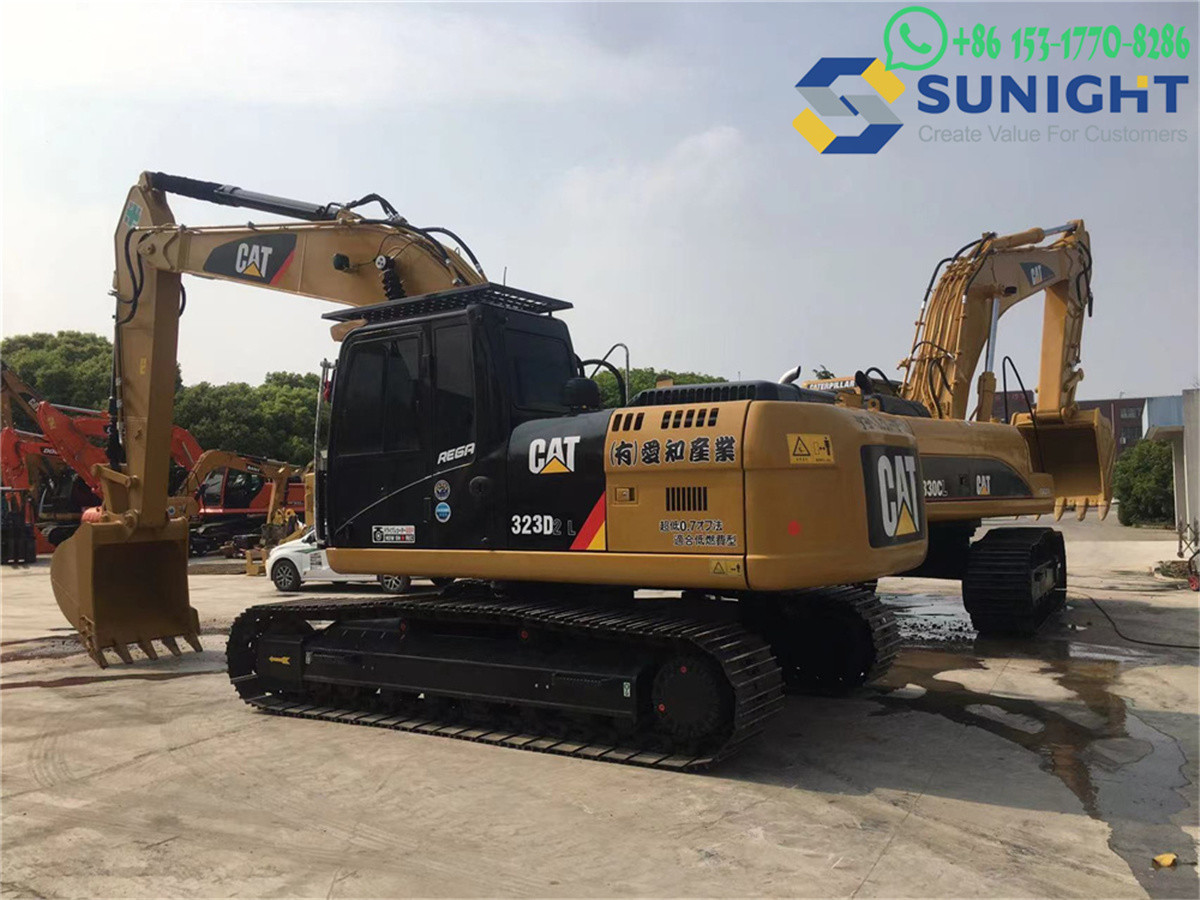 23 Ton Medium Size Caterpillar Excavator CAT 323D 323D2L Used Excavators