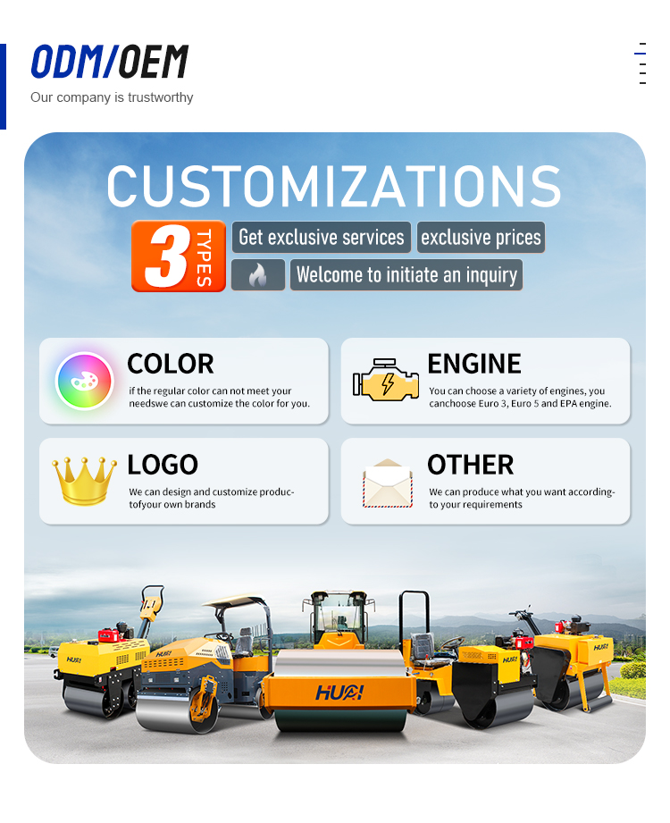 Fully Hydraulic System Double Single Drum Vibration Road Roller Ride for Road Compaction