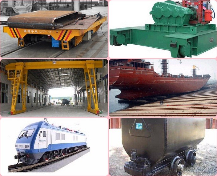Factory direct sale rail handing carriage wheel with cast steel material