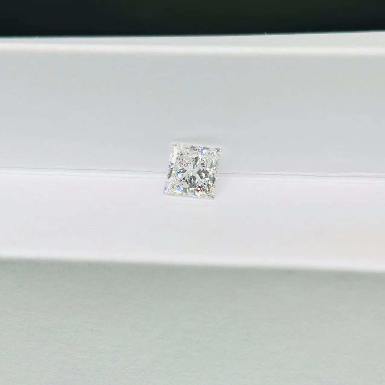Certified Synthetic Diamonds Princess Cut Diamond 1-3CT Cvd white diamonds earing necklace