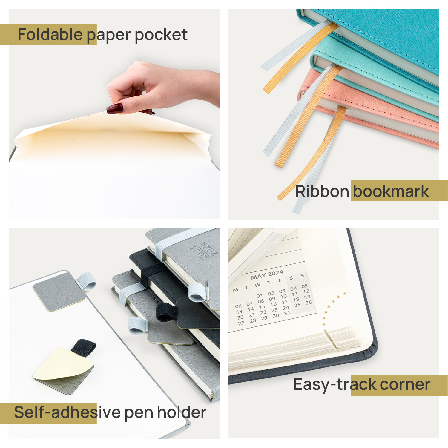 Personalized 80GSM Paper Medium Academic Planner Large Vertical Layout