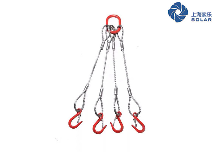 6X37 IWRC Wire Rope Sling Hooks & Link Soft Eye