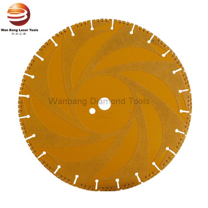 Vacuum Brazed Diamond Cutting Blade 230mm For Cast Iron