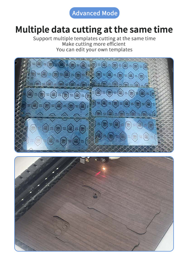 30W 40W 110 V- 220V Wood/MDF/Arylic/Plywood/Plastic/Rubber CNC Nonmetal Laser Marking Cutting Machine