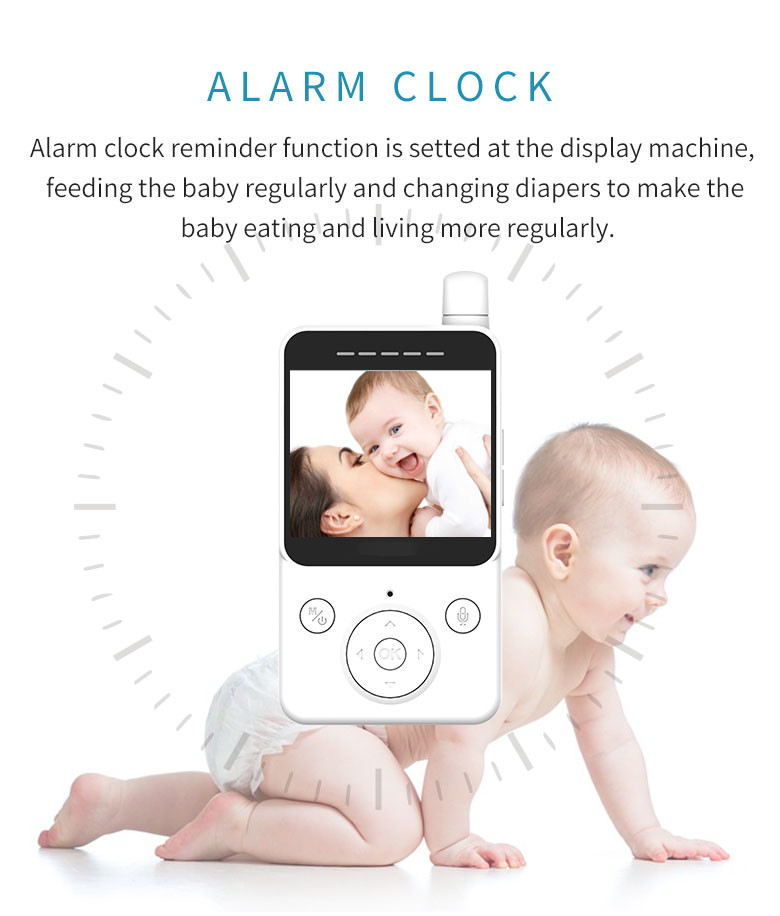 Wireless 2.4" 720P Baby Monitor Night Vision Indoor Wifi Pet Camera Vox Function